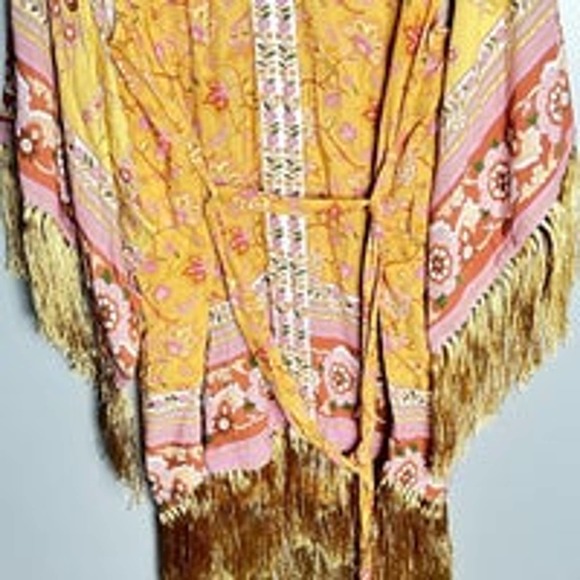 Spell & The Gypsy Collective Portobello Road Tassel Dress Size L - Picture 4 of 11